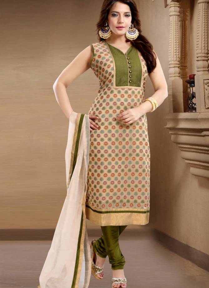 N F CHURIDAR 10 Latest Fancy Designer Festive Wear Jamevaram Brocket Heavy Salwar Suit Collection